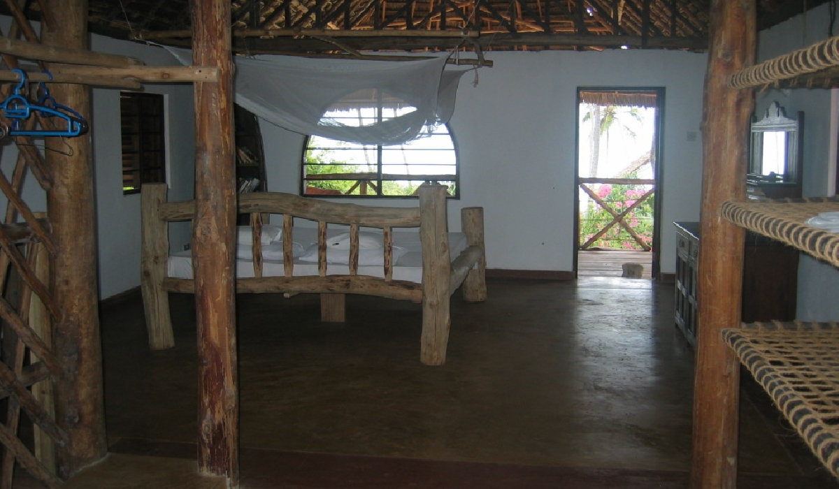 L'une des 4 chambres de la villa Che Che Vula à Zanzibar