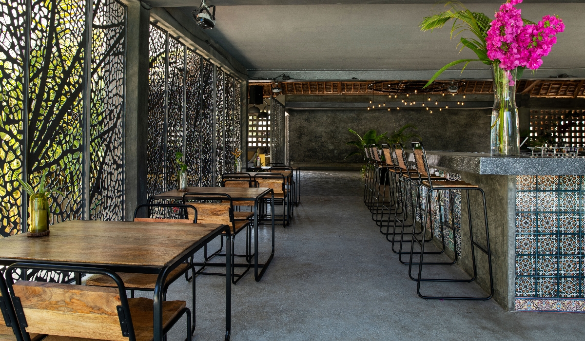 Espace restaurant du Casa Beach Hotel à Jambiani, Zanzibar