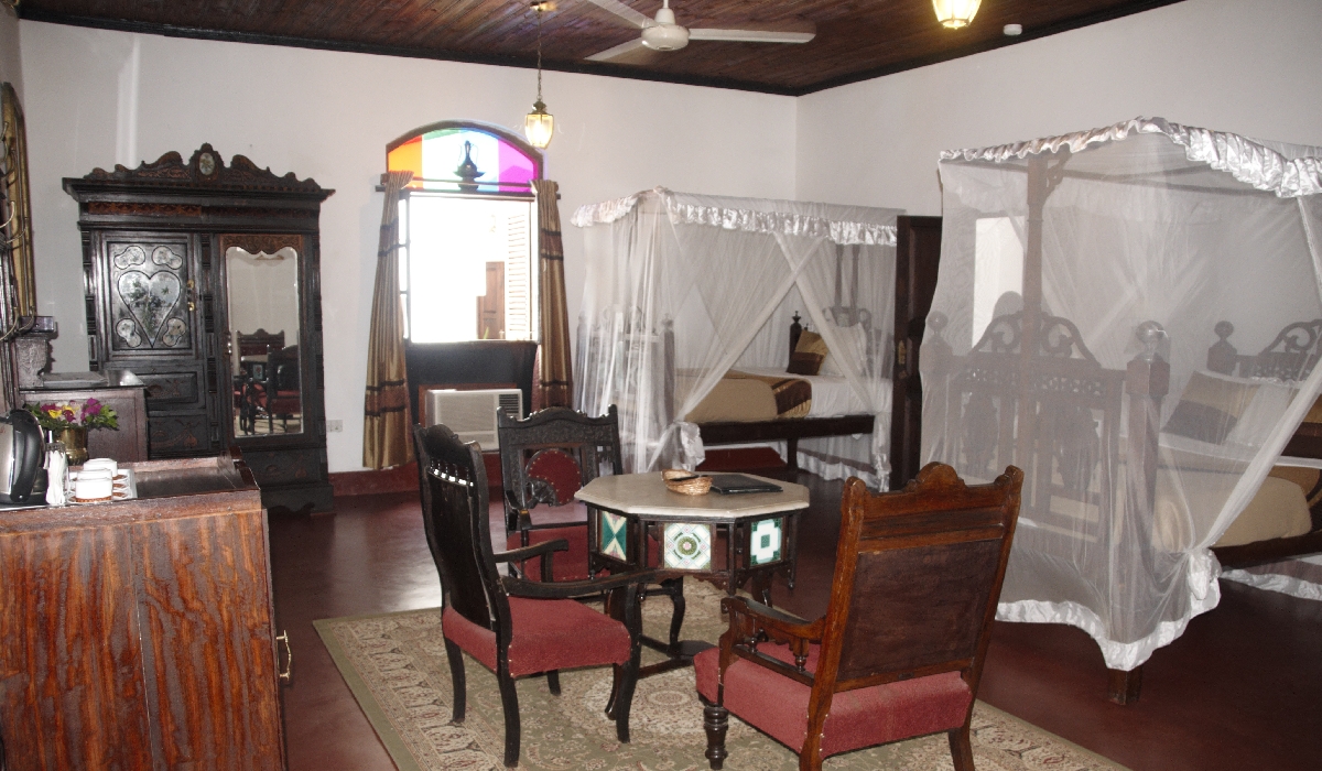 Chambre double au Dhow Palace à Stone Town