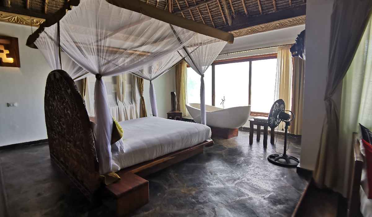Confort des chambres du the Island Pongwe