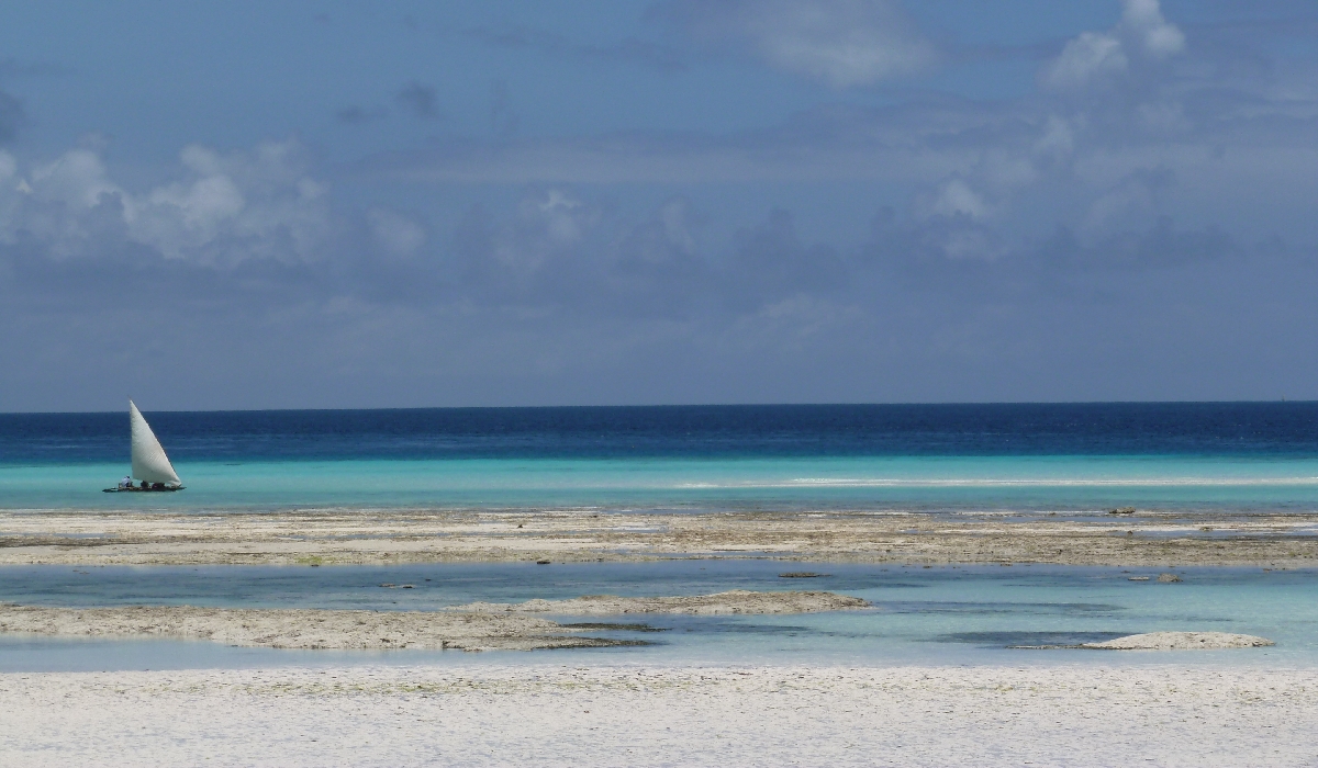 Toute la palette de bleu se décline dans les eaux de Zanzibar
