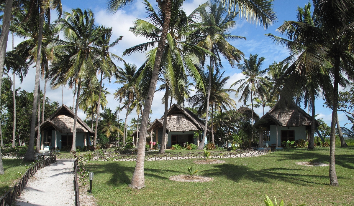 Butiama Beach, 10 cottages au sein d'une vaste cocoteraie, Mafia, Zanzibar