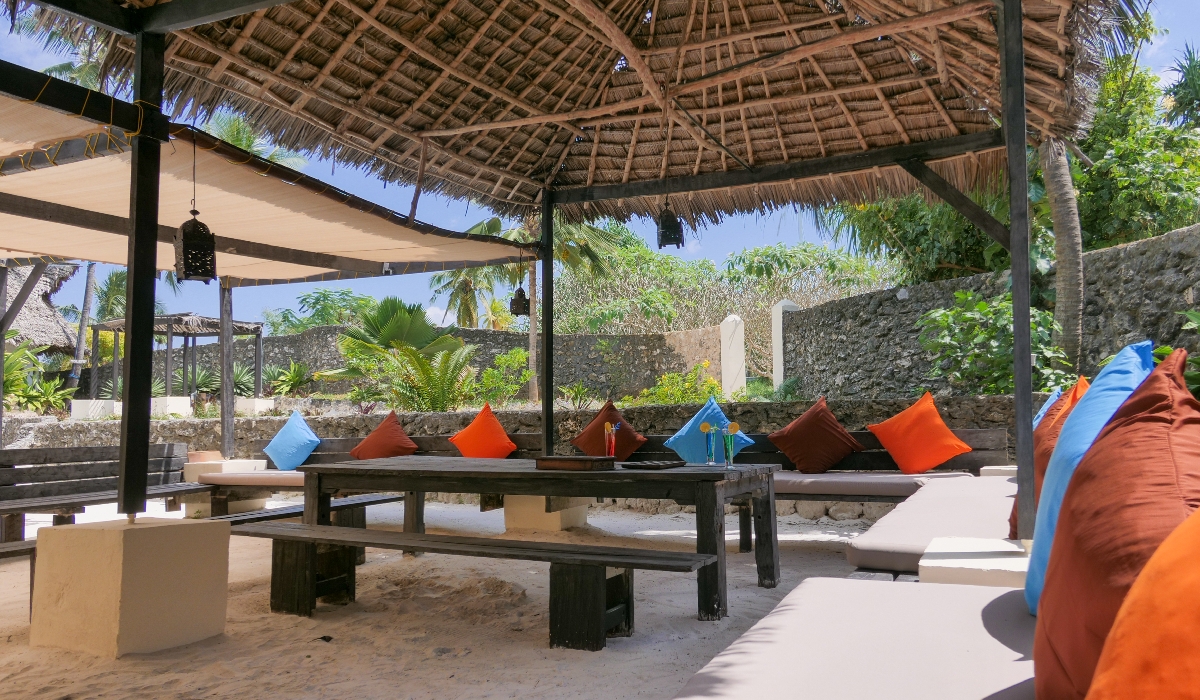 Espace lounge du Zanzibar Pearl à Matemwe